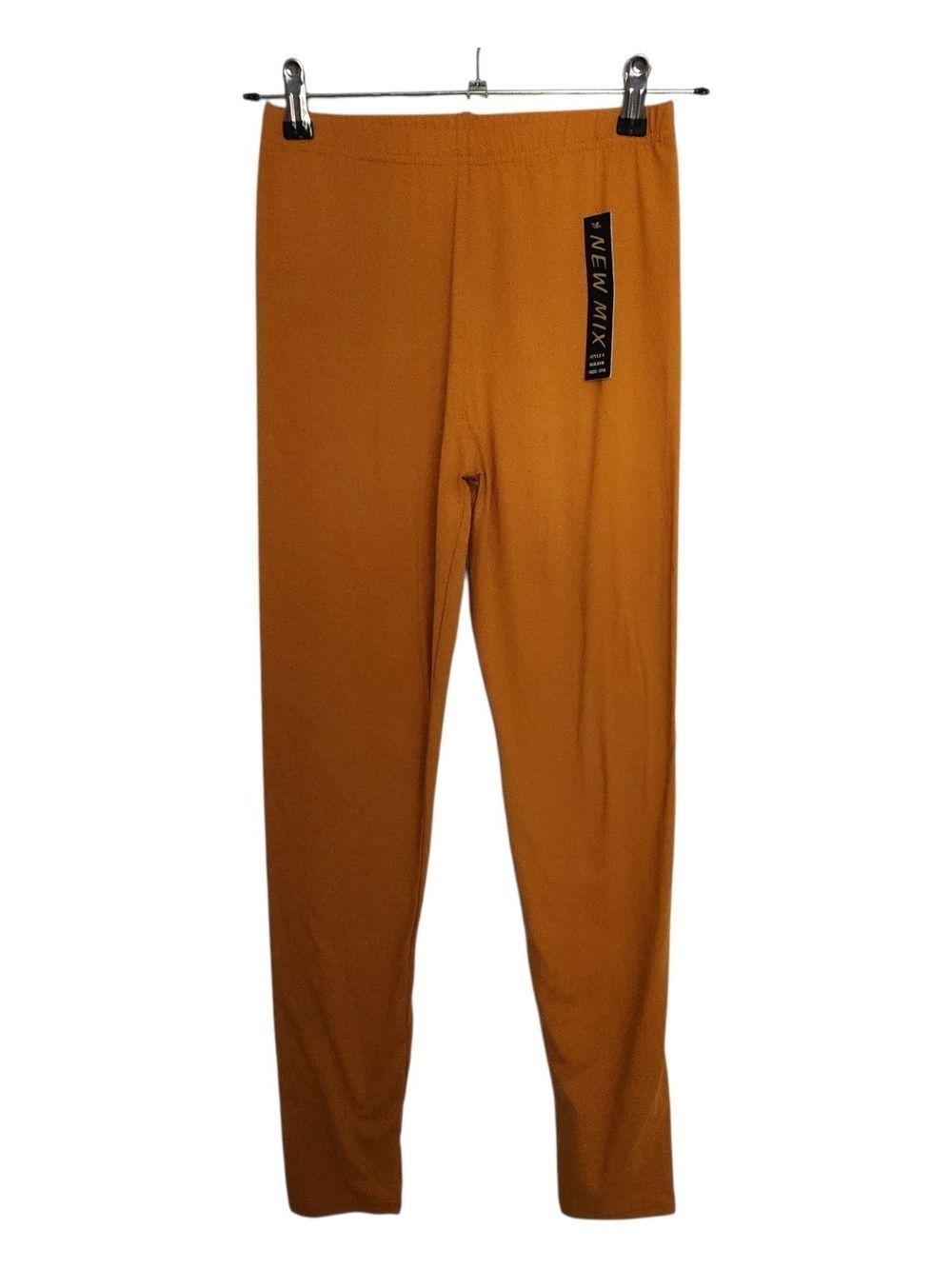 New Mix Womens Mustard Color Pull-On Leggings OS